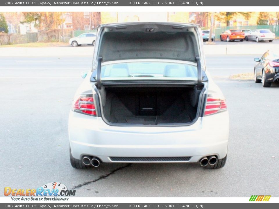 2007 Acura TL 3.5 Type-S Alabaster Silver Metallic / Ebony/Silver Photo #36