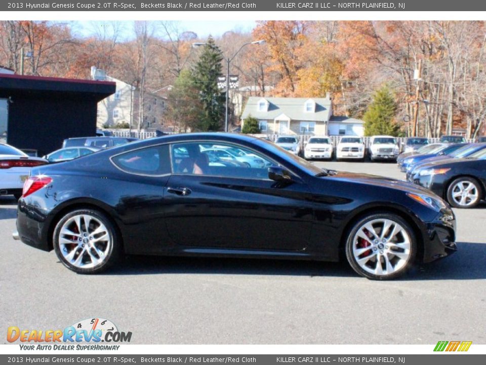 2013 Hyundai Genesis Coupe 2.0T R-Spec Becketts Black / Red Leather/Red Cloth Photo #10