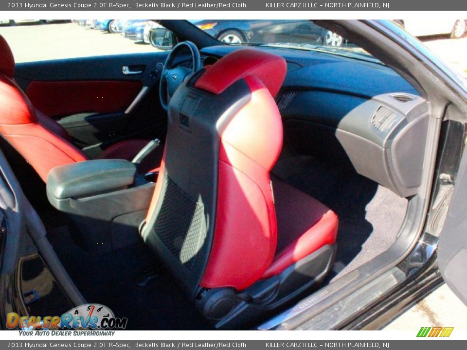 2013 Hyundai Genesis Coupe 2.0T R-Spec Becketts Black / Red Leather/Red Cloth Photo #30