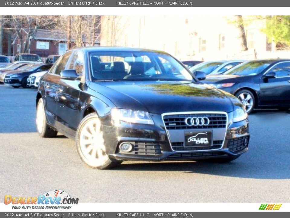 2012 Audi A4 2.0T quattro Sedan Brilliant Black / Black Photo #1