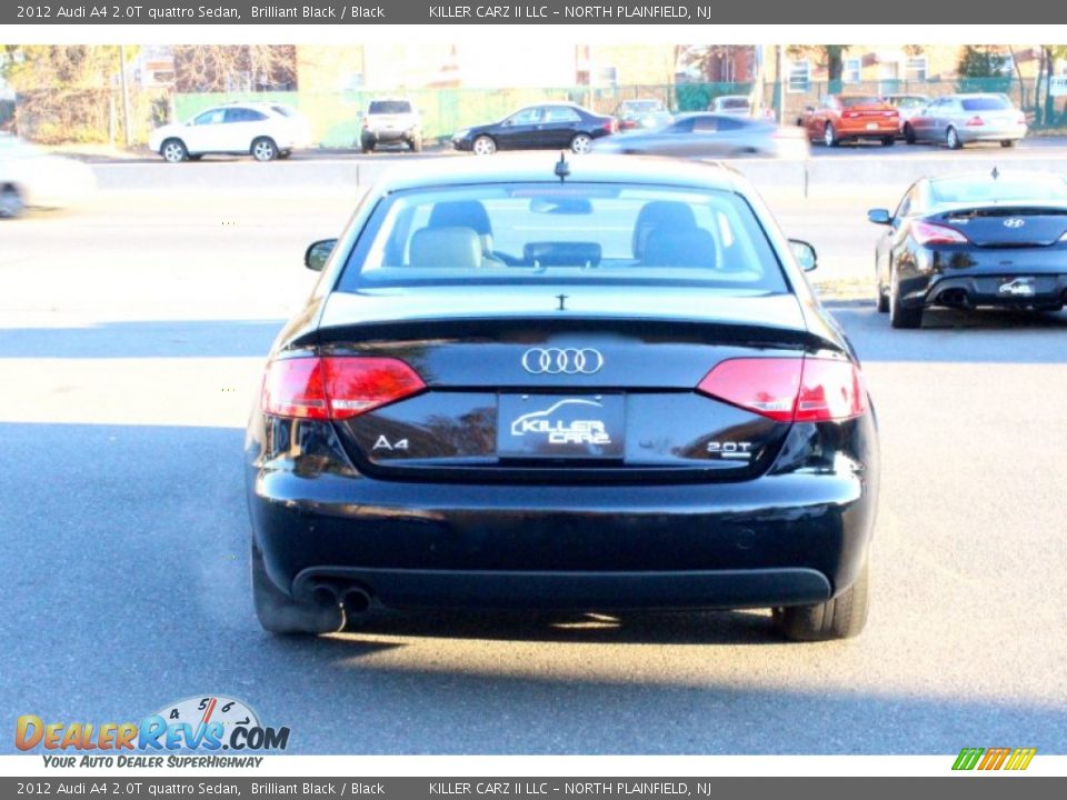 2012 Audi A4 2.0T quattro Sedan Brilliant Black / Black Photo #6