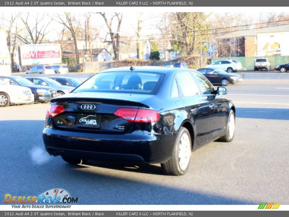 2012 Audi A4 2.0T quattro Sedan Brilliant Black / Black Photo #7