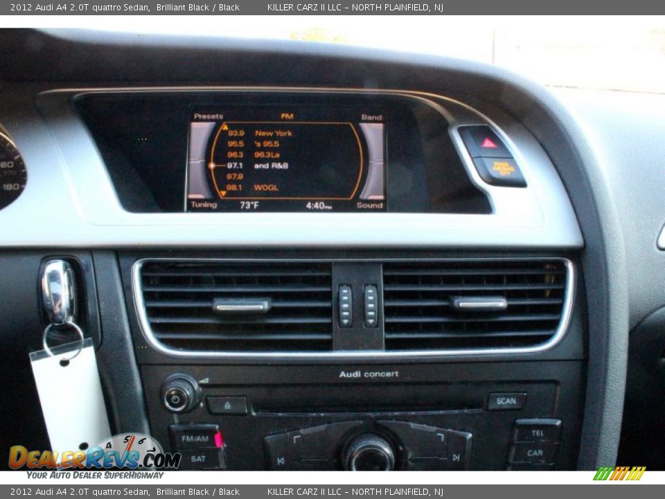 2012 Audi A4 2.0T quattro Sedan Brilliant Black / Black Photo #17
