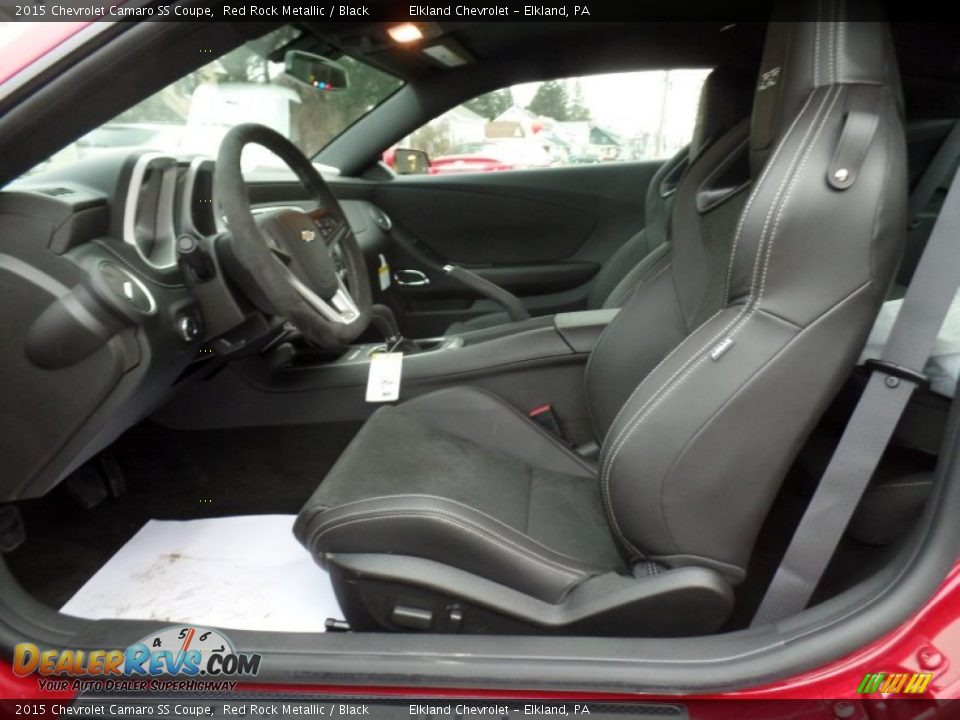 Black Interior - 2015 Chevrolet Camaro SS Coupe Photo #15