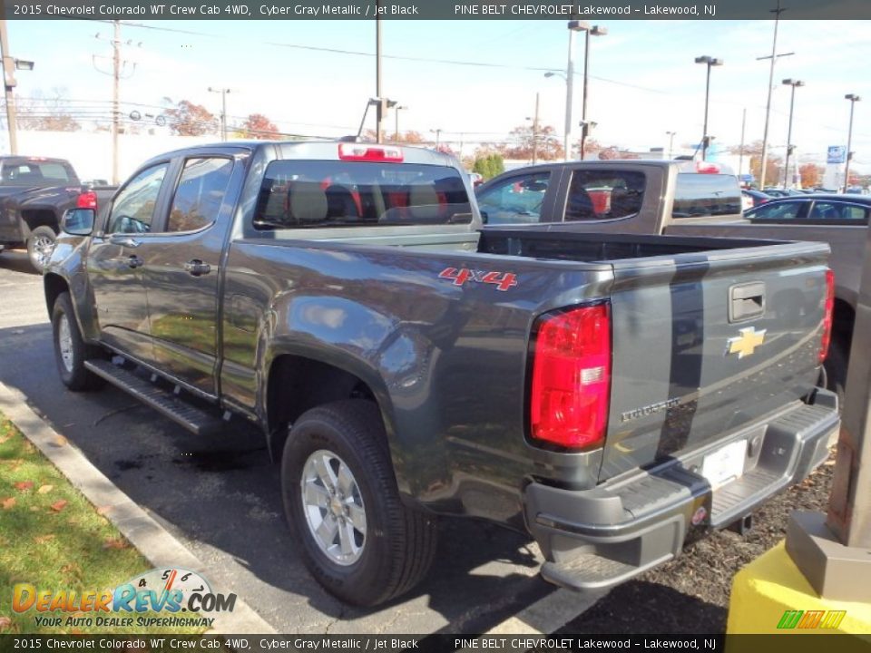 2015 Chevrolet Colorado WT Crew Cab 4WD Cyber Gray Metallic / Jet Black Photo #2