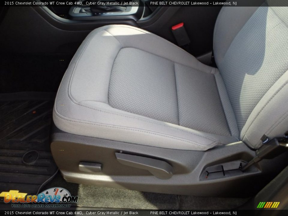 2015 Chevrolet Colorado WT Crew Cab 4WD Cyber Gray Metallic / Jet Black Photo #4