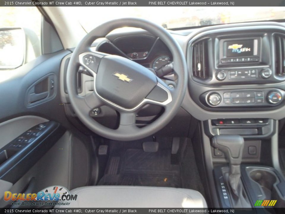 2015 Chevrolet Colorado WT Crew Cab 4WD Cyber Gray Metallic / Jet Black Photo #7