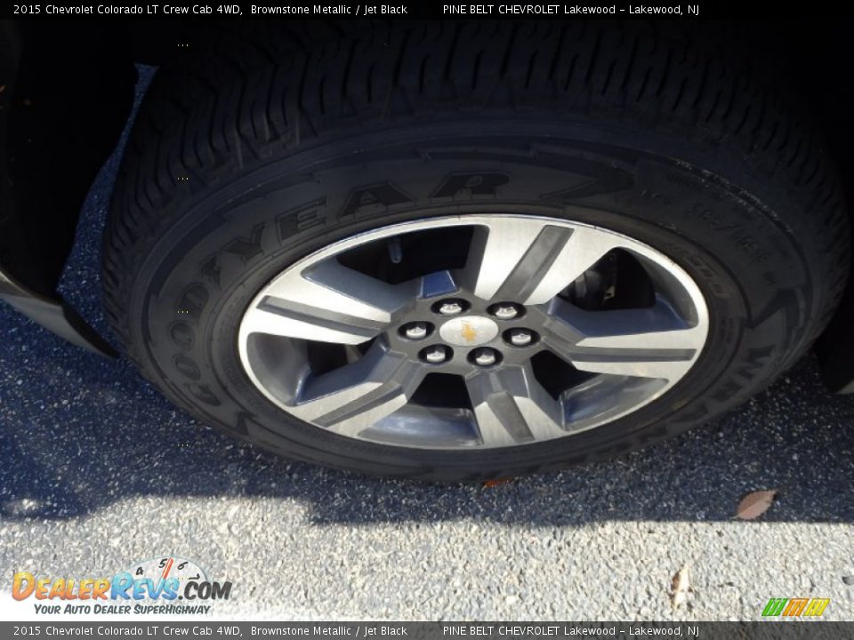 2015 Chevrolet Colorado LT Crew Cab 4WD Brownstone Metallic / Jet Black Photo #11