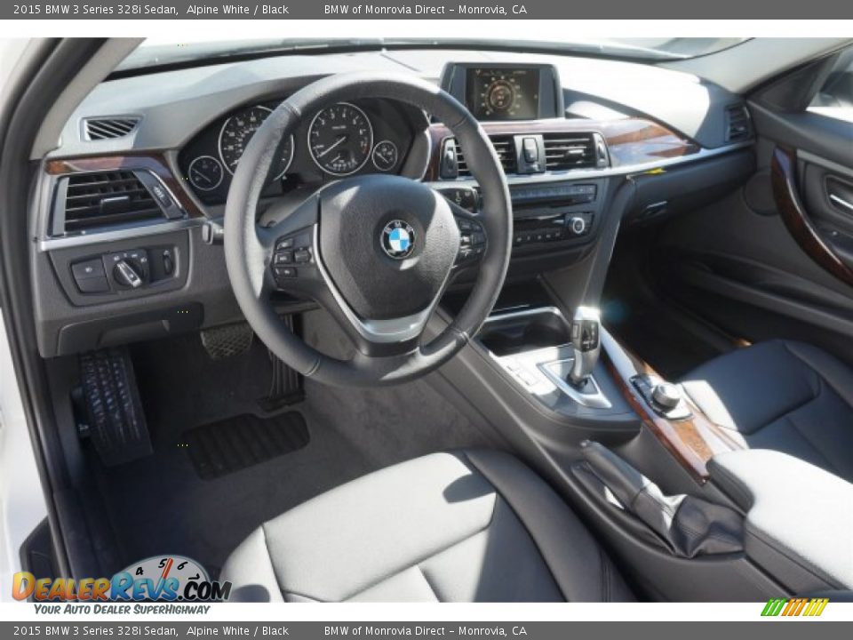 2015 BMW 3 Series 328i Sedan Alpine White / Black Photo #6