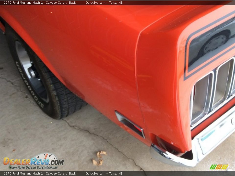 1970 Ford Mustang Mach 1 Calypso Coral / Black Photo #20