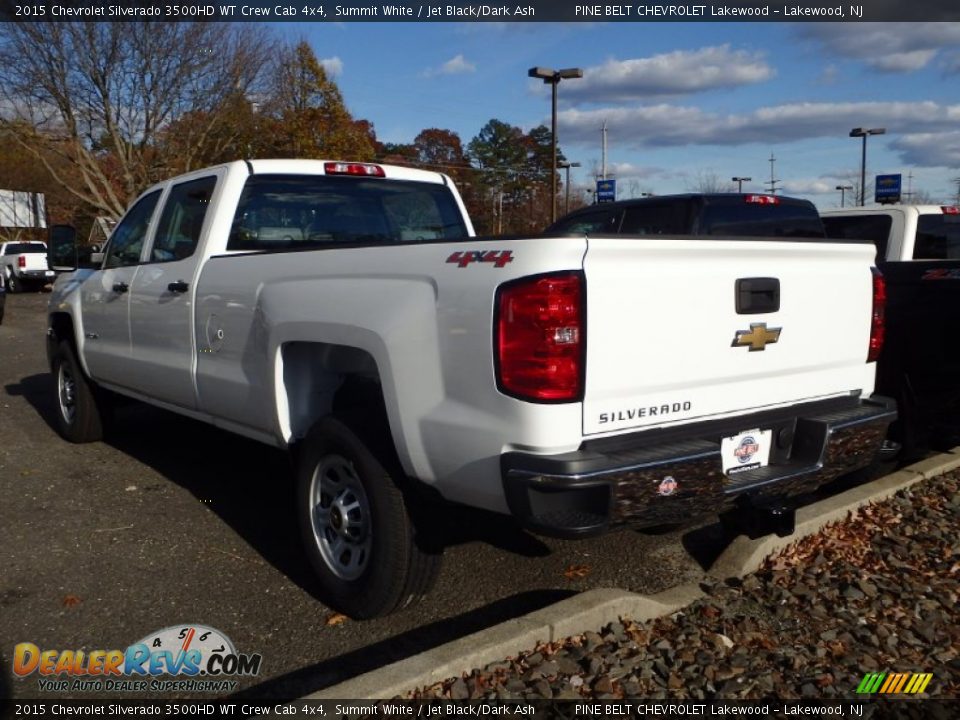 2015 Chevrolet Silverado 3500HD WT Crew Cab 4x4 Summit White / Jet Black/Dark Ash Photo #2