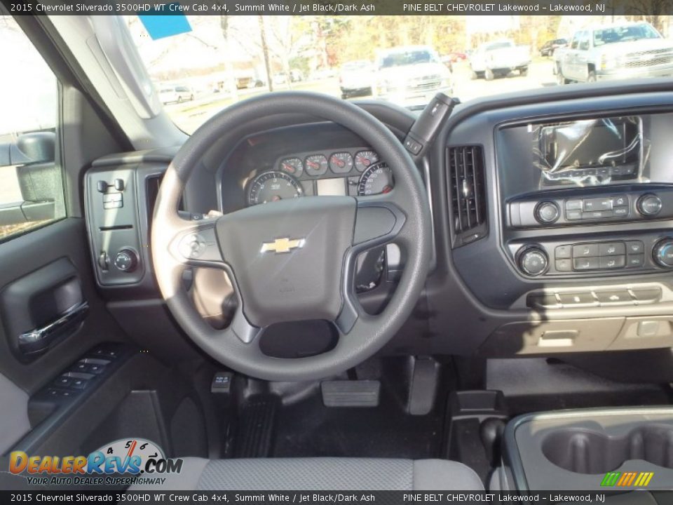 2015 Chevrolet Silverado 3500HD WT Crew Cab 4x4 Summit White / Jet Black/Dark Ash Photo #6
