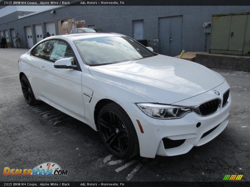 2015 BMW M4 Coupe Alpine White / Black Photo #7