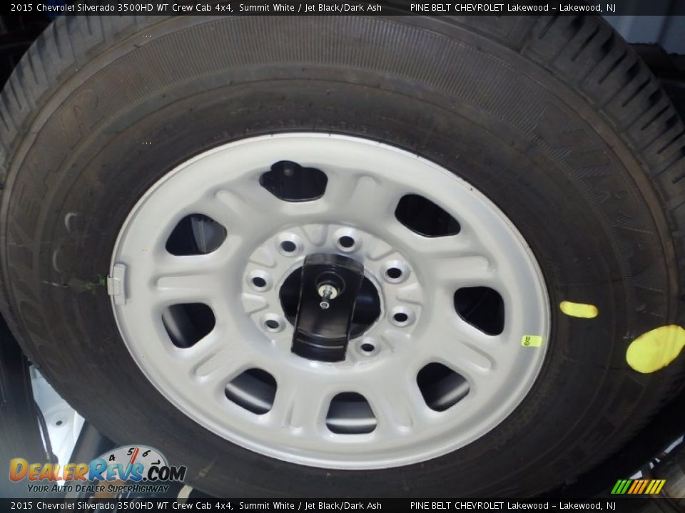 2015 Chevrolet Silverado 3500HD WT Crew Cab 4x4 Summit White / Jet Black/Dark Ash Photo #8