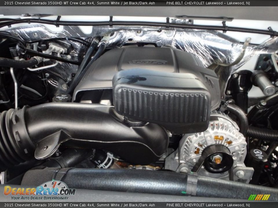2015 Chevrolet Silverado 3500HD WT Crew Cab 4x4 6.0 Liter OHV 16-Valve VVT Vortec V8 Engine Photo #9