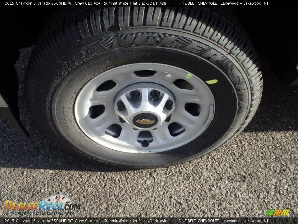 2015 Chevrolet Silverado 3500HD WT Crew Cab 4x4 Summit White / Jet Black/Dark Ash Photo #10