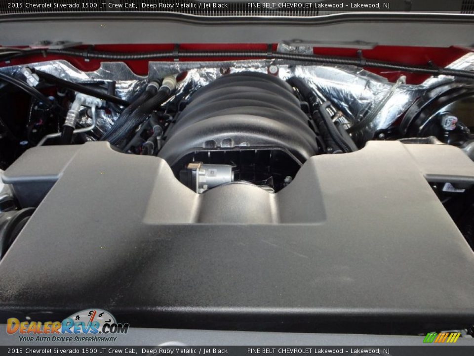 2015 Chevrolet Silverado 1500 LT Crew Cab Deep Ruby Metallic / Jet Black Photo #10