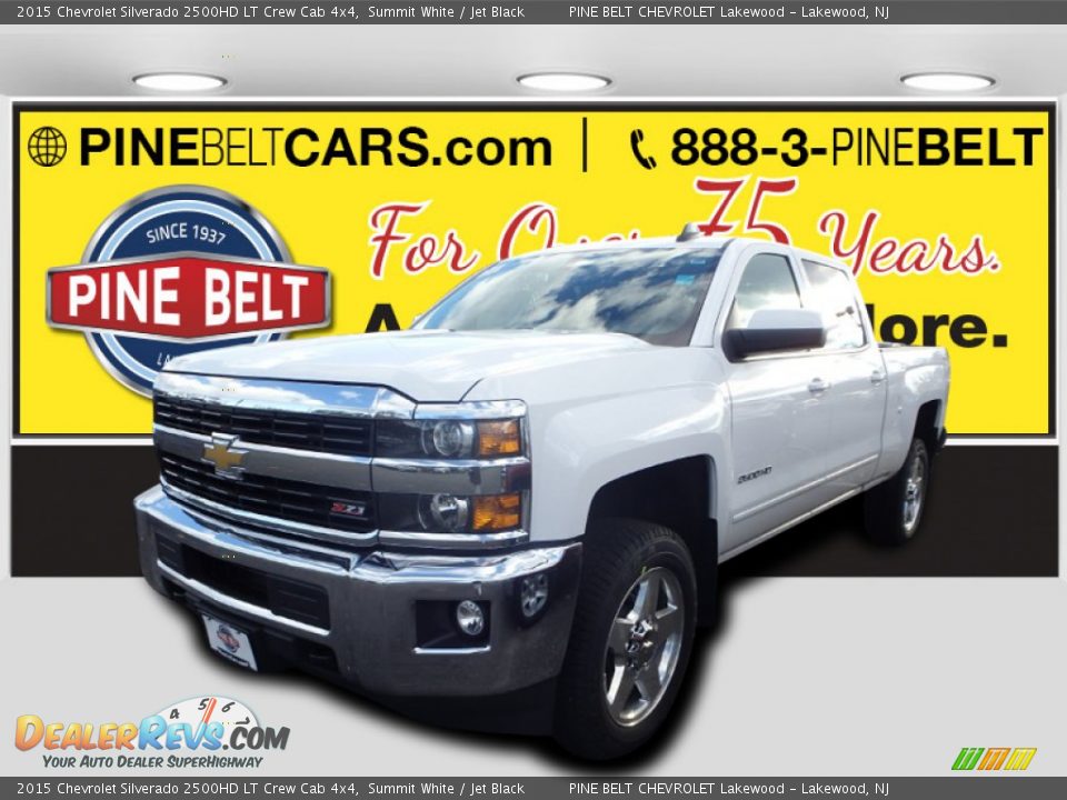 2015 Chevrolet Silverado 2500HD LT Crew Cab 4x4 Summit White / Jet Black Photo #1