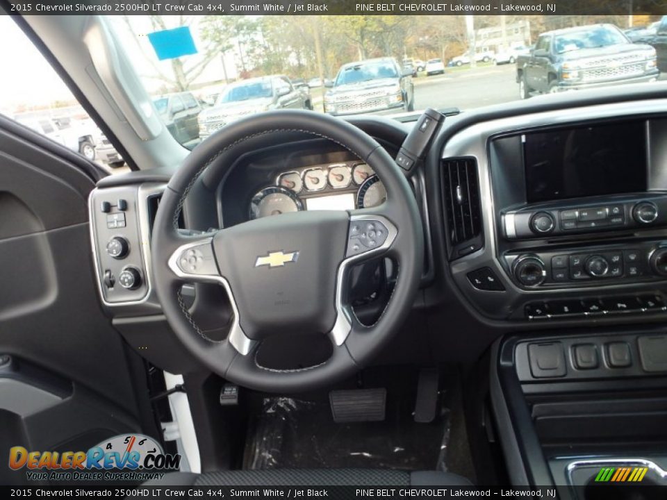 2015 Chevrolet Silverado 2500HD LT Crew Cab 4x4 Summit White / Jet Black Photo #6