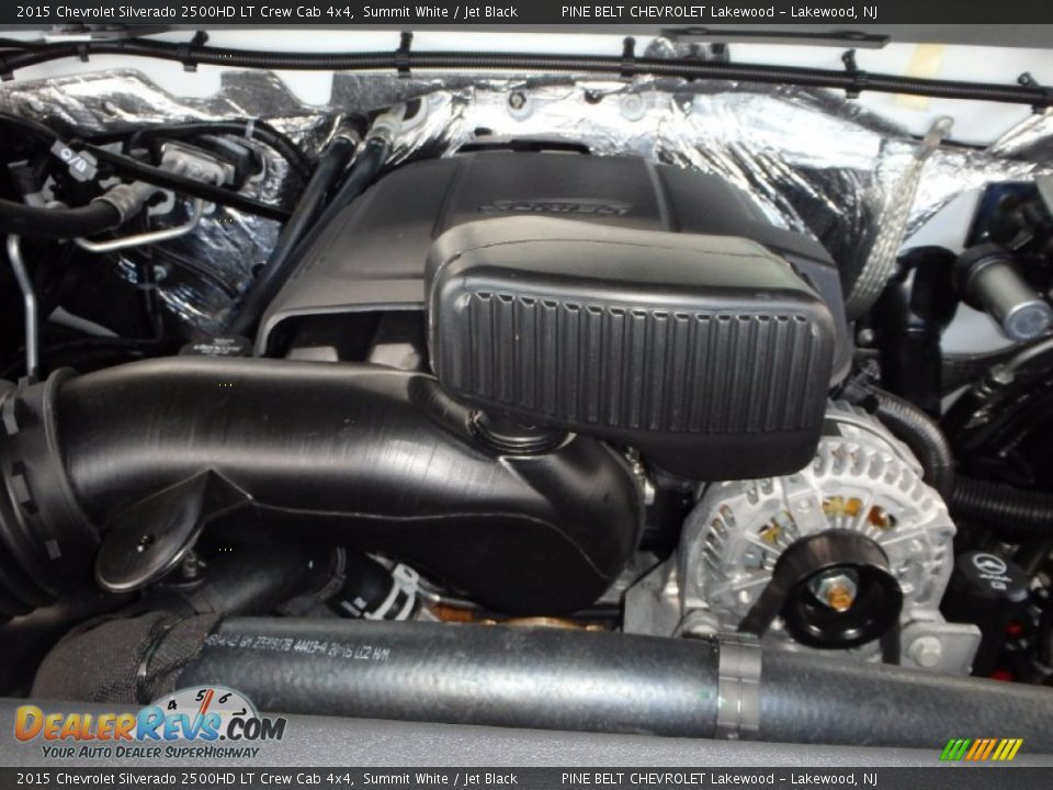 2015 Chevrolet Silverado 2500HD LT Crew Cab 4x4 Summit White / Jet Black Photo #10