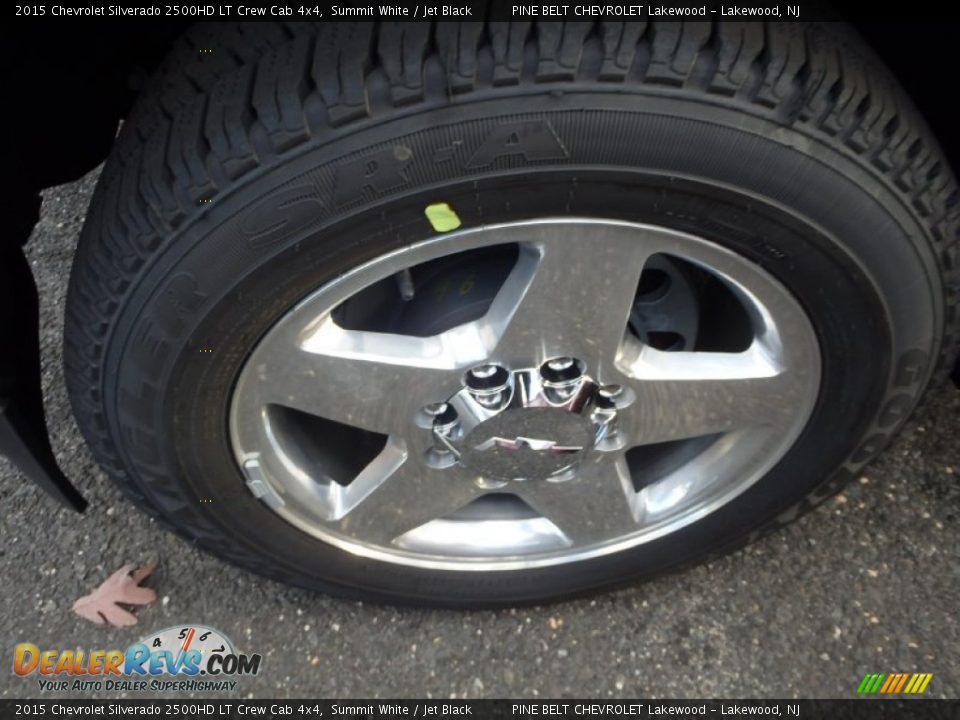 2015 Chevrolet Silverado 2500HD LT Crew Cab 4x4 Summit White / Jet Black Photo #11