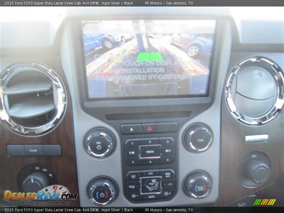 2015 Ford F350 Super Duty Lariat Crew Cab 4x4 DRW Ingot Silver / Black Photo #21