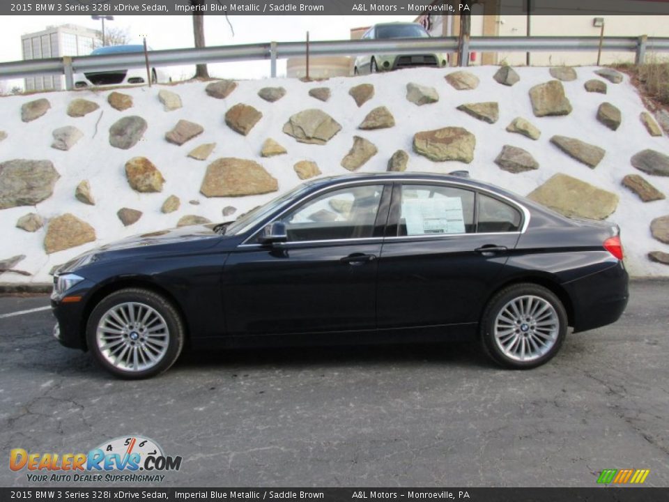 Imperial Blue Metallic 2015 BMW 3 Series 328i xDrive Sedan Photo #2