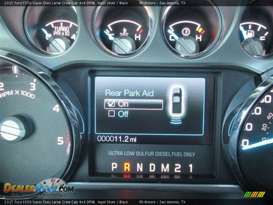 2015 Ford F350 Super Duty Lariat Crew Cab 4x4 DRW Ingot Silver / Black Photo #22