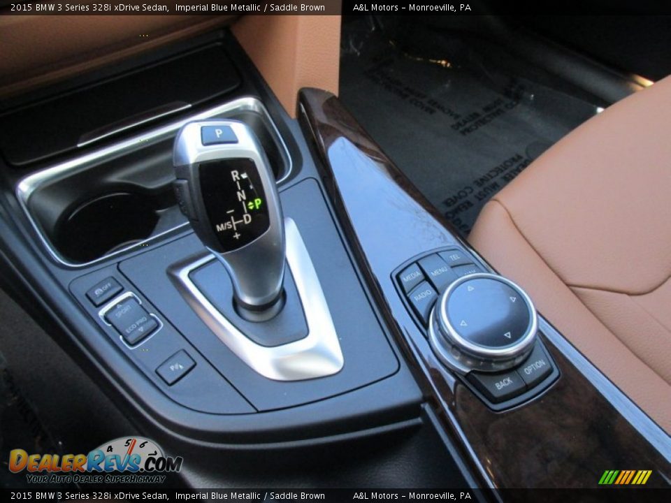 2015 BMW 3 Series 328i xDrive Sedan Imperial Blue Metallic / Saddle Brown Photo #16