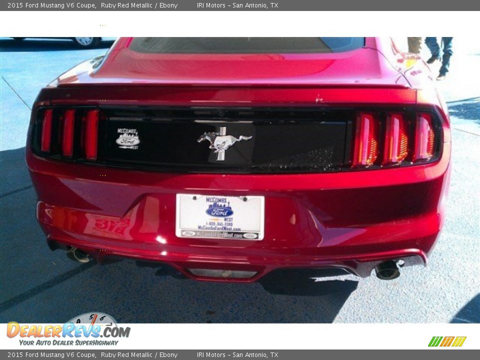 2015 Ford Mustang V6 Coupe Ruby Red Metallic / Ebony Photo #4