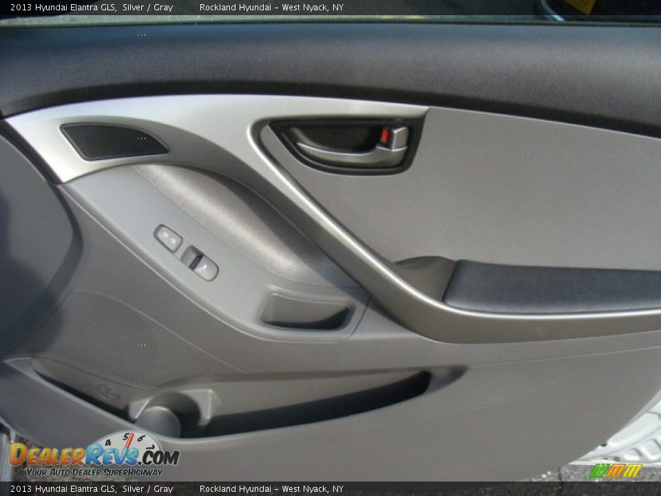 2013 Hyundai Elantra GLS Silver / Gray Photo #22