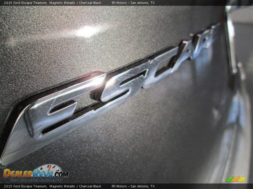 2015 Ford Escape Titanium Magnetic Metallic / Charcoal Black Photo #6