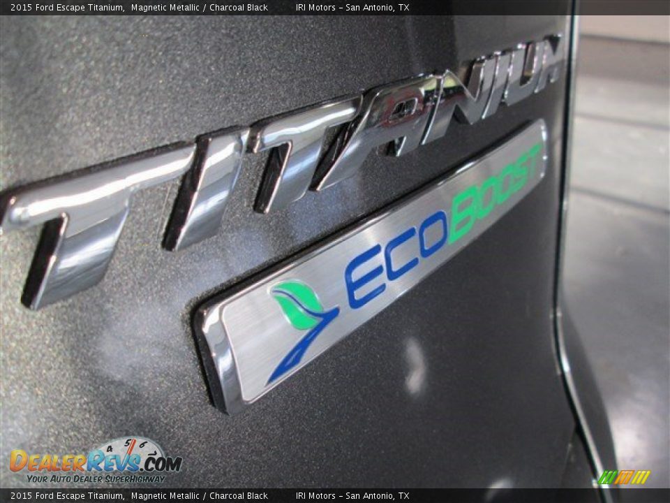 2015 Ford Escape Titanium Magnetic Metallic / Charcoal Black Photo #7