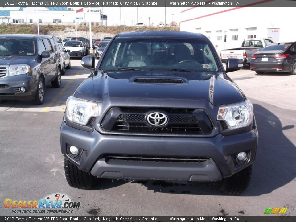 2012 Toyota Tacoma V6 TRD Sport Double Cab 4x4 Magnetic Gray Mica / Graphite Photo #3