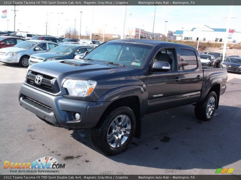 2012 Toyota Tacoma V6 TRD Sport Double Cab 4x4 Magnetic Gray Mica / Graphite Photo #4