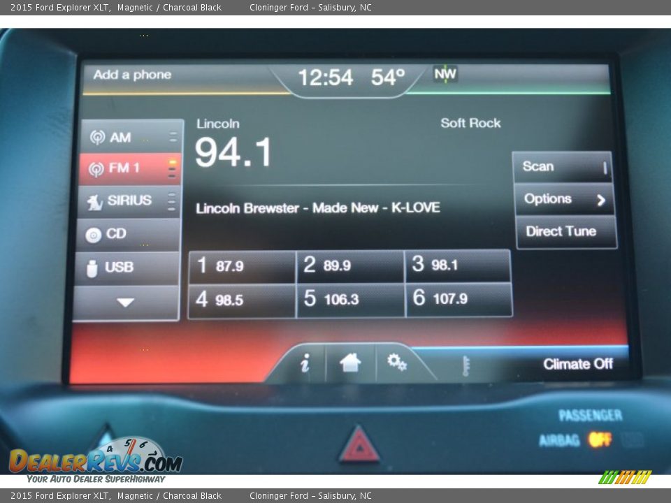2015 Ford Explorer XLT Magnetic / Charcoal Black Photo #15