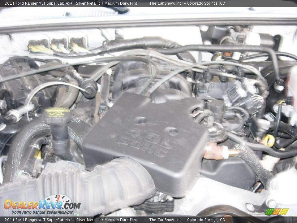 2011 Ford Ranger XLT SuperCab 4x4 Silver Metallic / Medium Dark Flint Photo #8