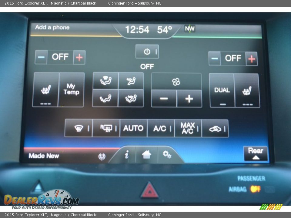 2015 Ford Explorer XLT Magnetic / Charcoal Black Photo #16