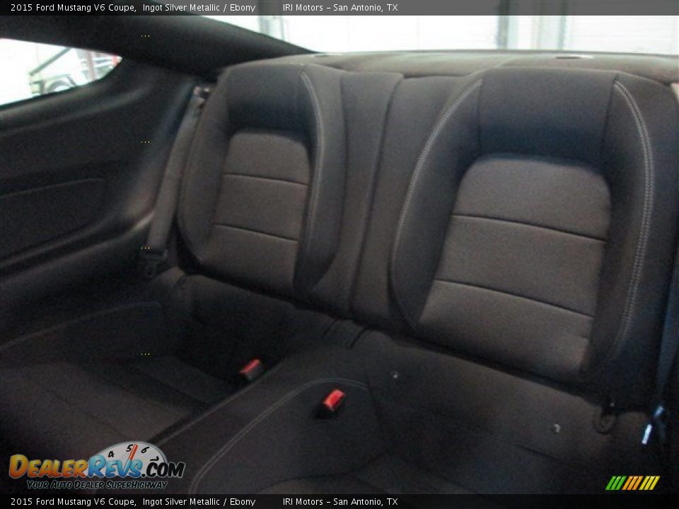 Rear Seat of 2015 Ford Mustang V6 Coupe Photo #7