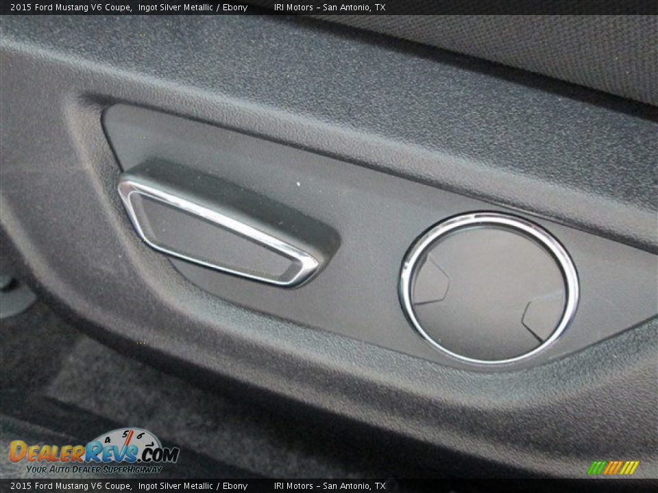2015 Ford Mustang V6 Coupe Ingot Silver Metallic / Ebony Photo #12