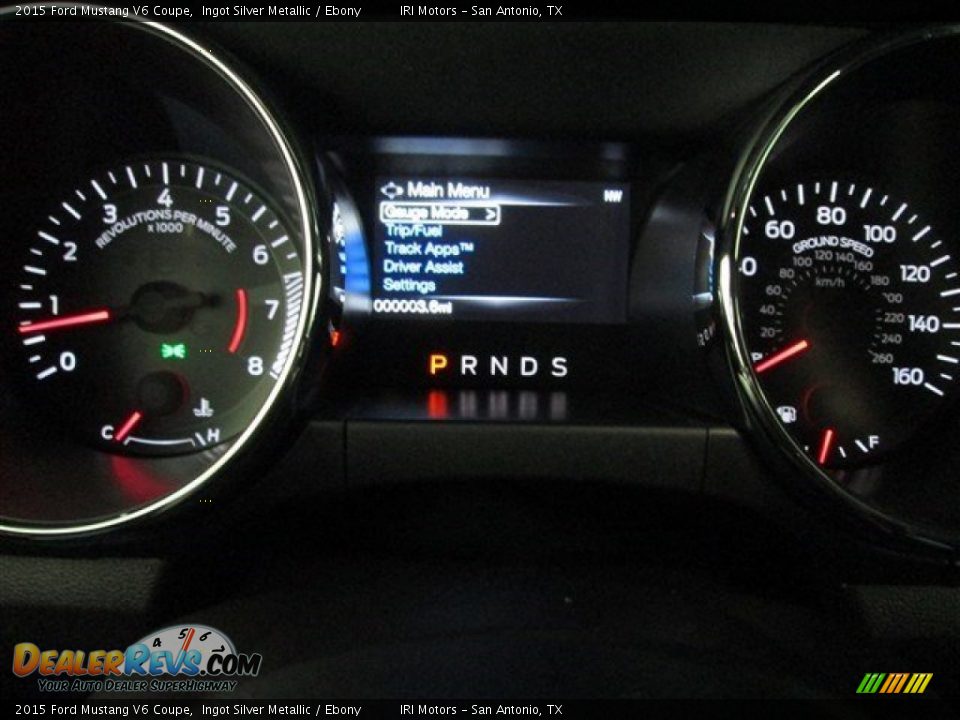 2015 Ford Mustang V6 Coupe Gauges Photo #17