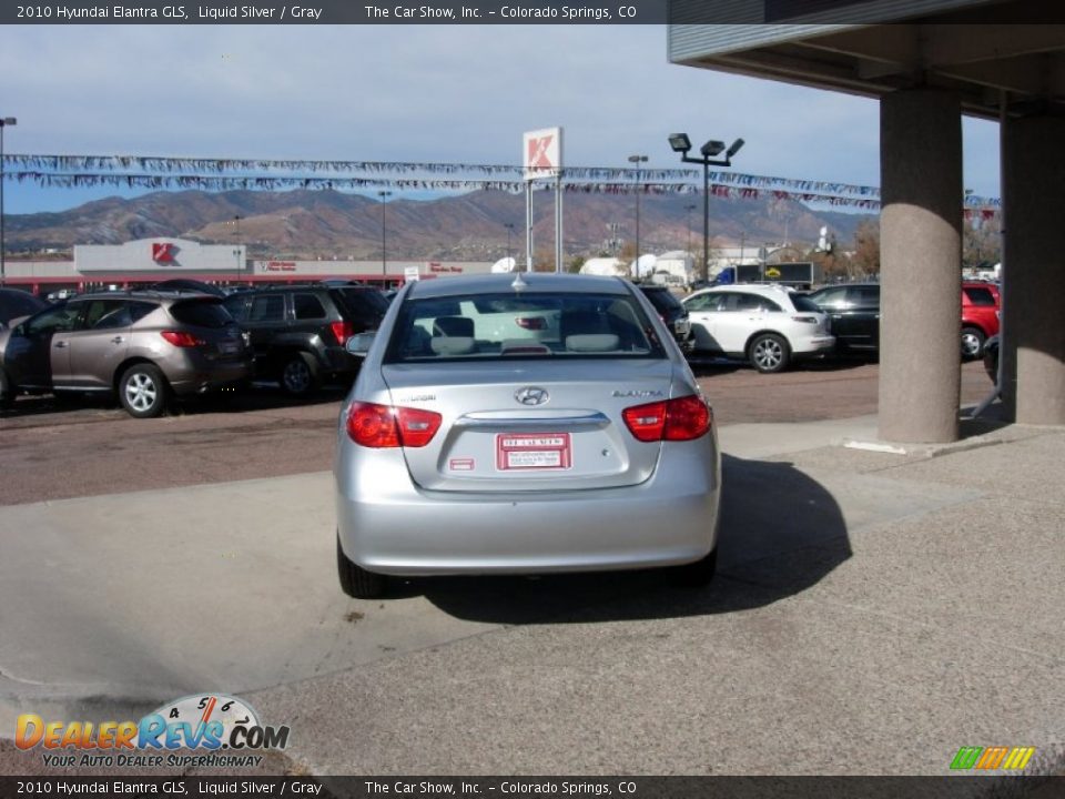 2010 Hyundai Elantra GLS Liquid Silver / Gray Photo #4