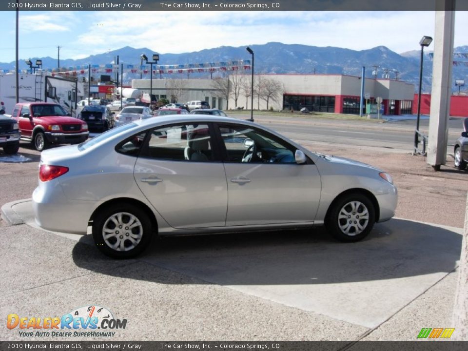 2010 Hyundai Elantra GLS Liquid Silver / Gray Photo #6