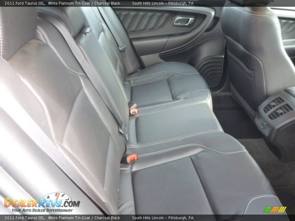 2011 Ford Taurus SEL White Platinum Tri-Coat / Charcoal Black Photo #7