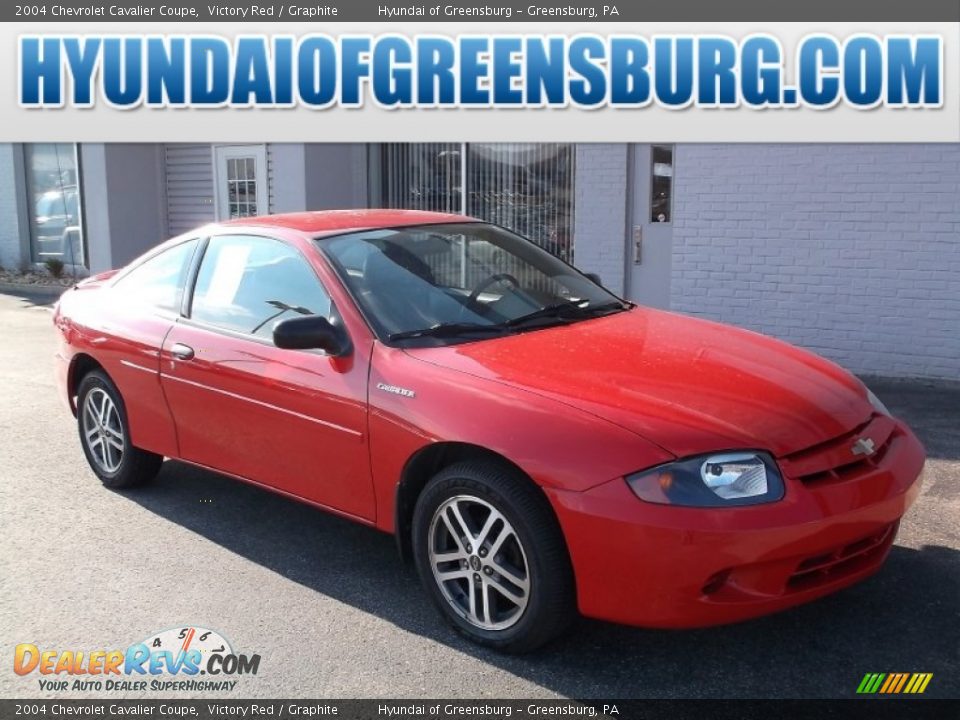 2004 Chevrolet Cavalier Coupe Victory Red / Graphite Photo #1