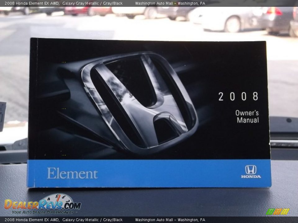 2008 Honda Element EX AWD Galaxy Gray Metallic / Gray/Black Photo #18