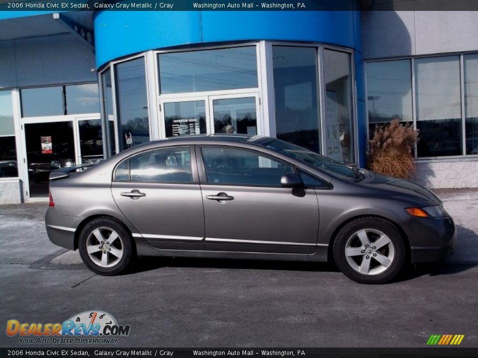 2006 Honda Civic EX Sedan Galaxy Gray Metallic / Gray Photo #2
