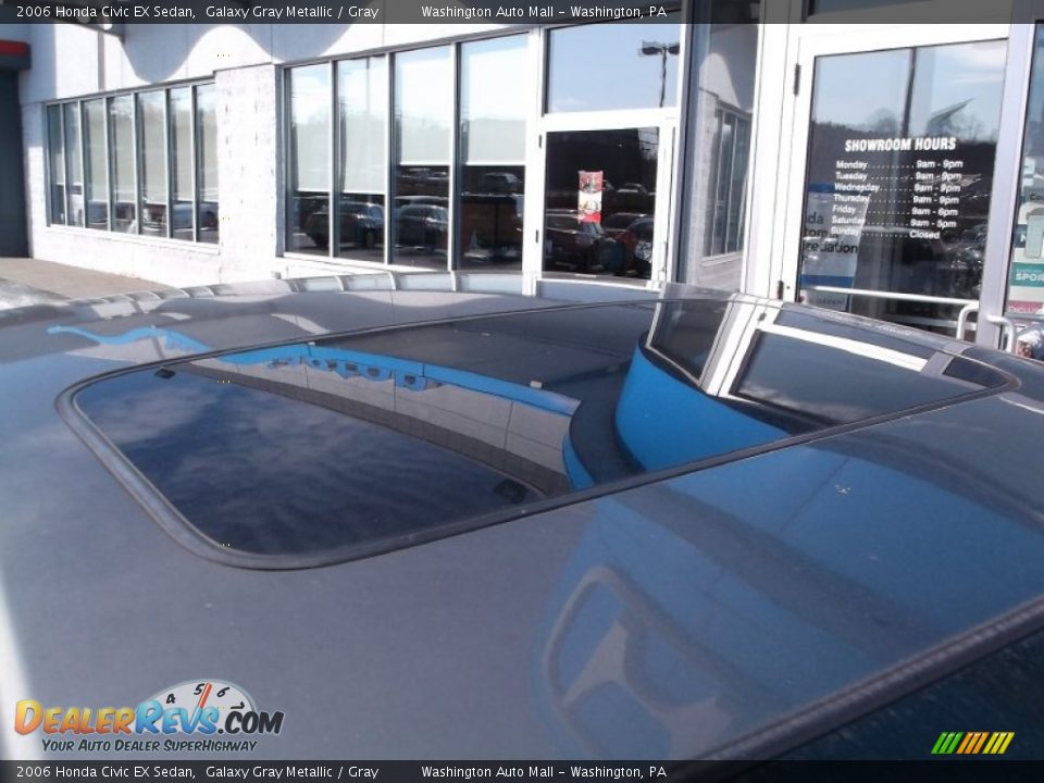 2006 Honda Civic EX Sedan Galaxy Gray Metallic / Gray Photo #3