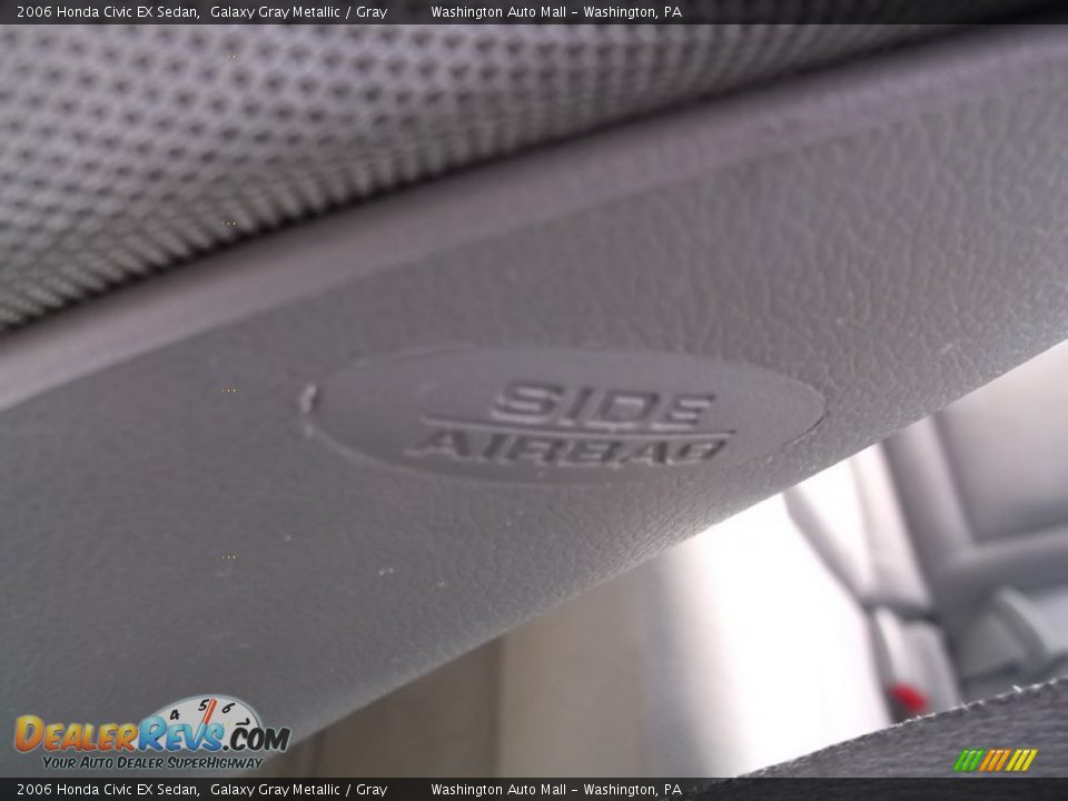 2006 Honda Civic EX Sedan Galaxy Gray Metallic / Gray Photo #9