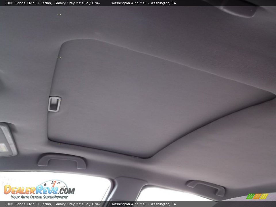 2006 Honda Civic EX Sedan Galaxy Gray Metallic / Gray Photo #10